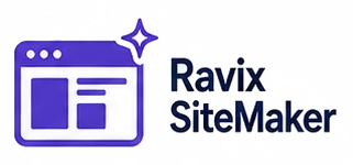 لوگوی Ravix SiteMaker